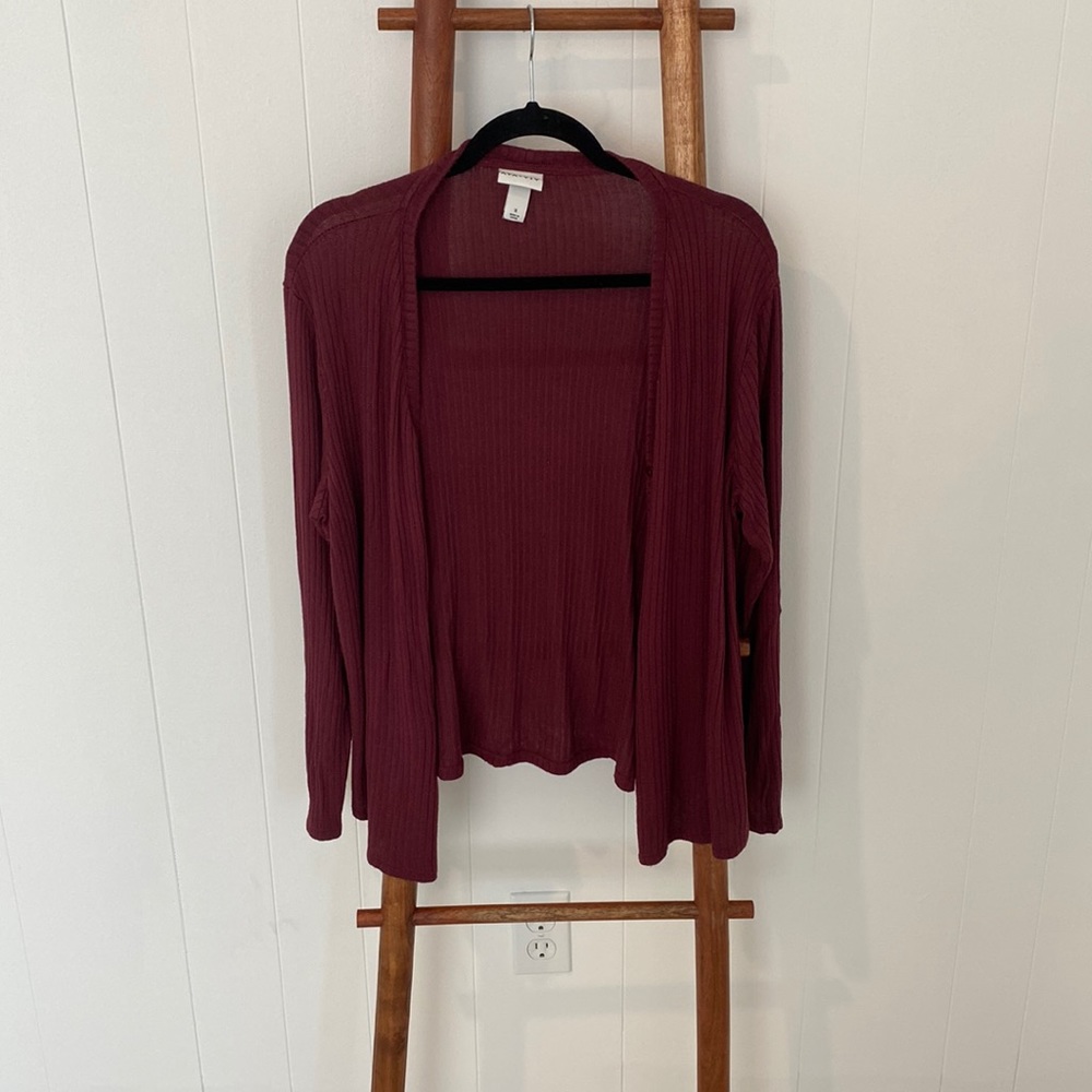 Maroon Cardigan